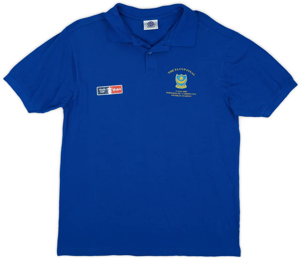 2007-08 Portsmouth FA Cup Final Starworld Polo Shirt - 8/10 - (XL.Boys)