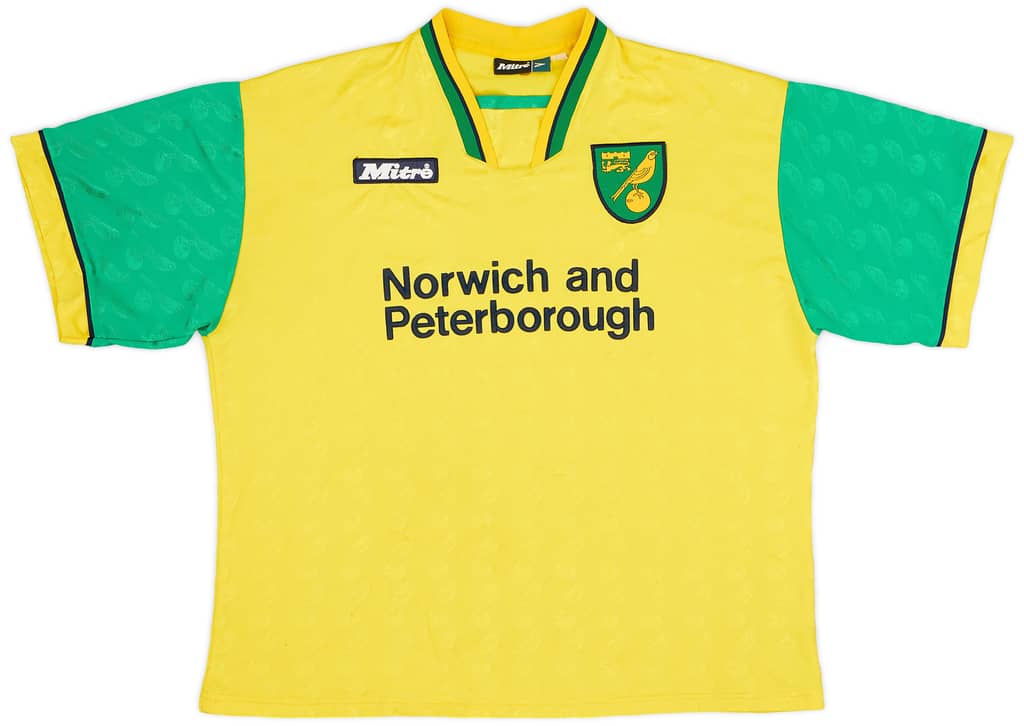 1996-97 Norwich Home Shirt - 8/10 - (XL)