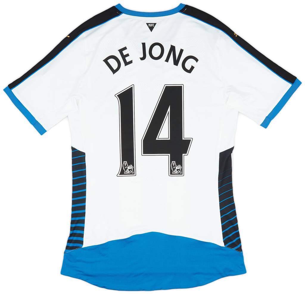 2015-16 Newcastle Player Issue ACTV Fit Home Shirt De Jong #14 (XL)