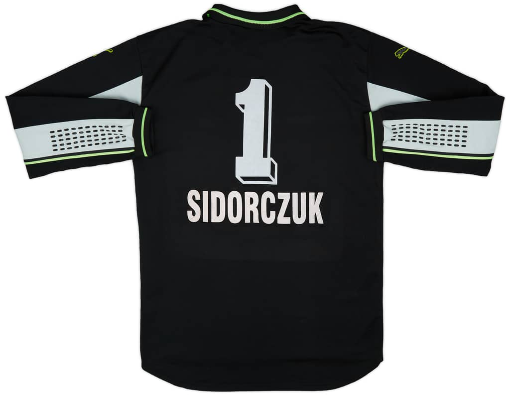 1998-99 Sturm Graz GK Shirt Sidorczuk #1 - 8/10 - (S)