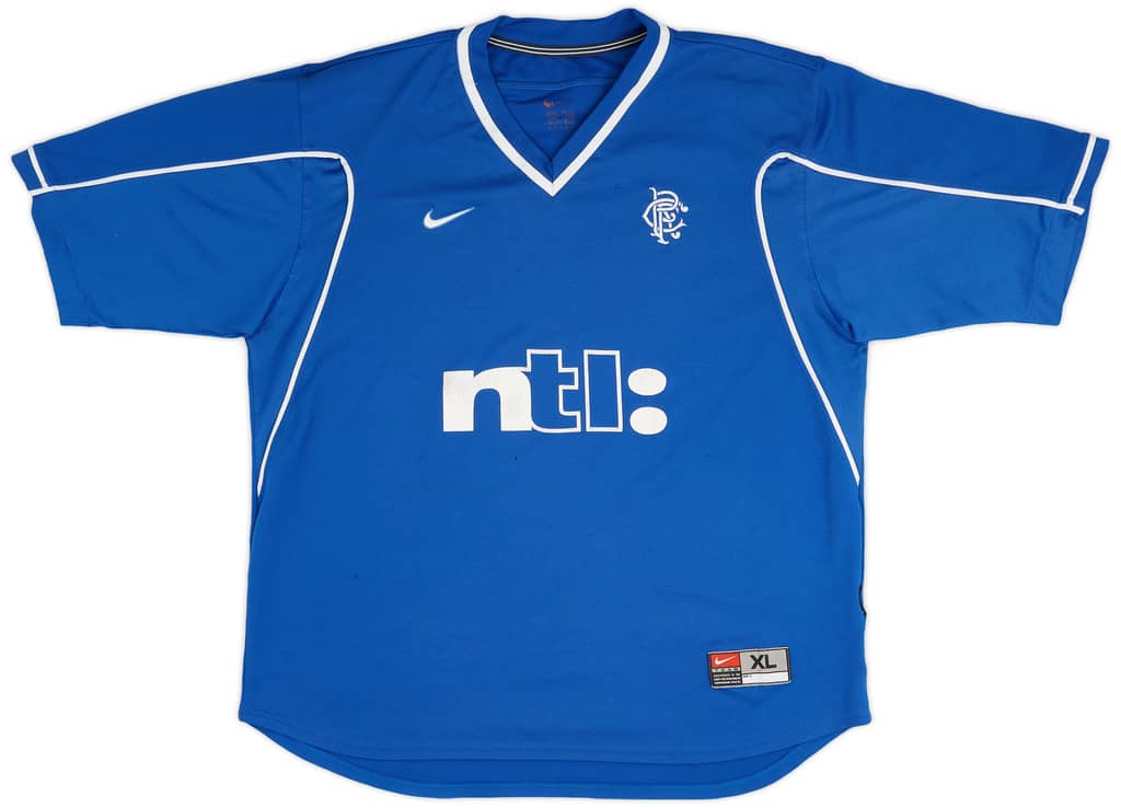 1999-01 Rangers Home Shirt - 6/10 - (XL)