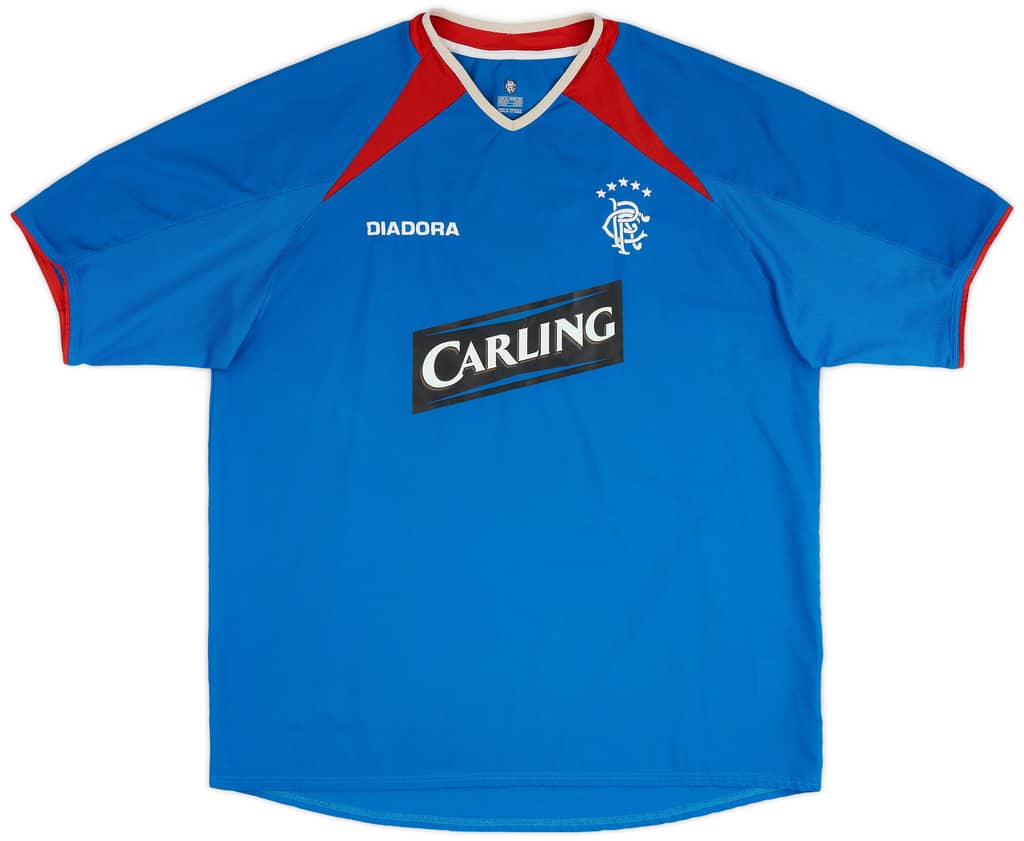 2003-05 Rangers Home Shirt - 8/10 - (XL)