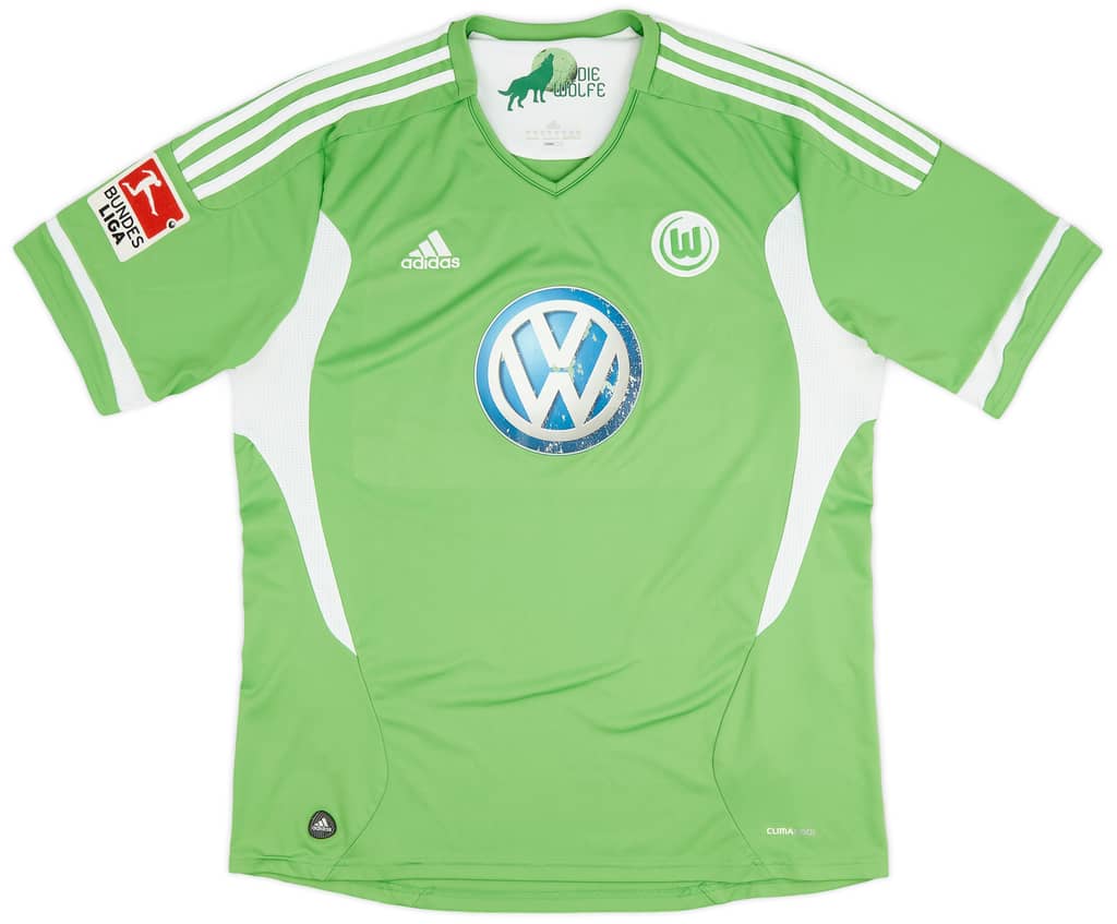 2011-12 Wolfsburg Home Shirt Sio #44 - 5/10 - (XL)