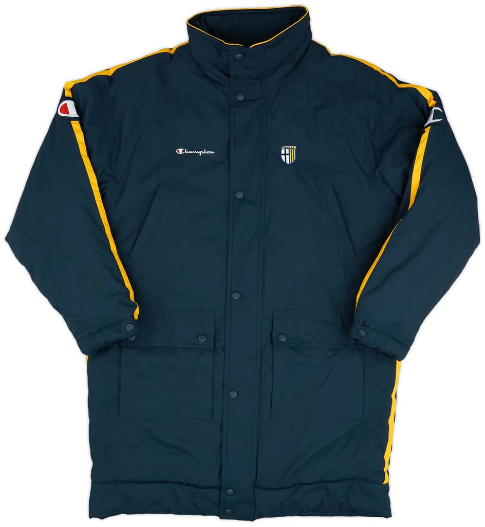 1999-00 Parma Champion Padded Bench Coat - 9/10 - (S)