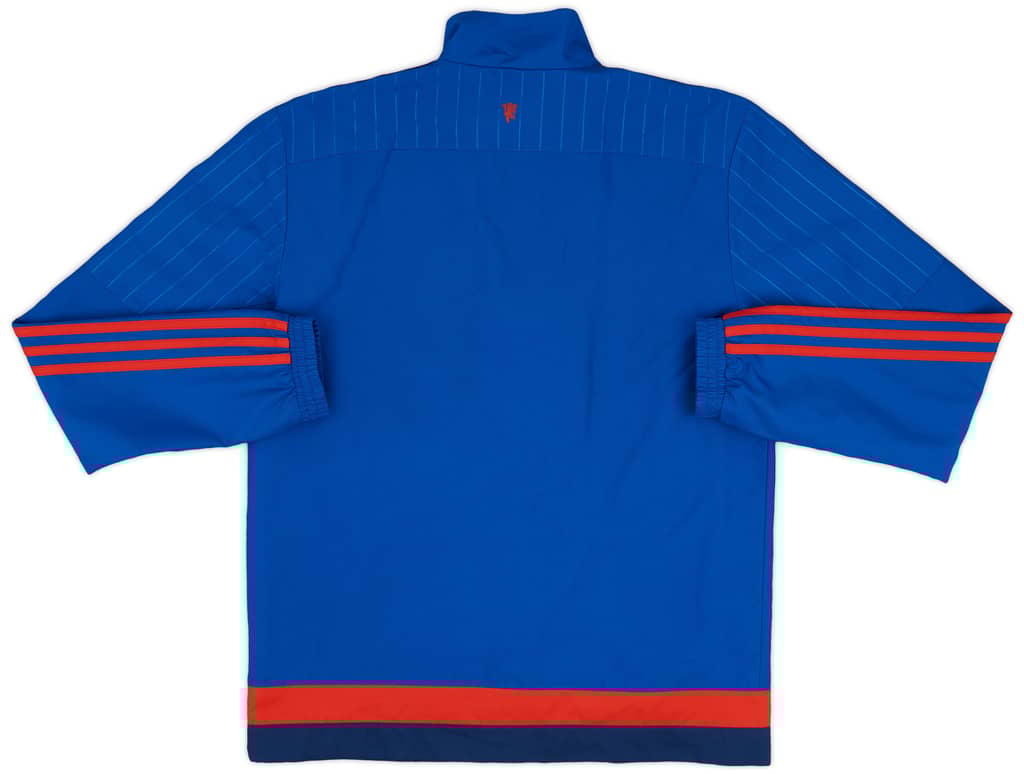 2015-16 Manchester United adidas Track Jacket - 9/10 - (S)