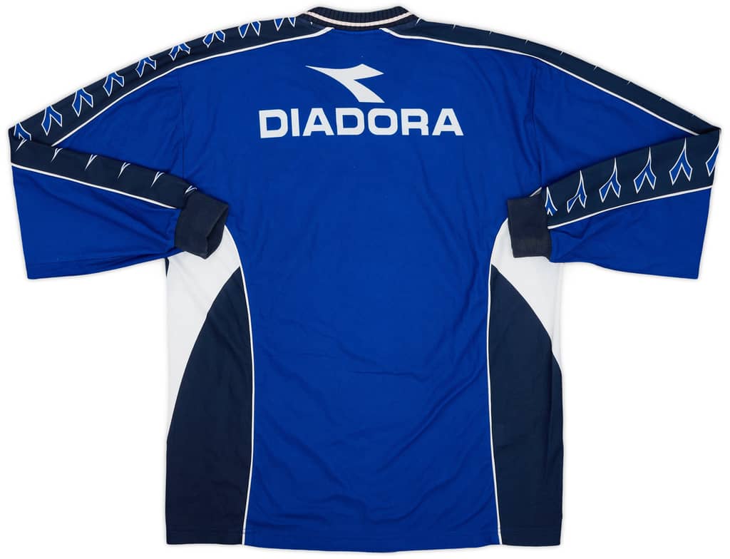 1999-00 Italy FIGC Diadora Training L/S Shirt - 8/10 - (XL)