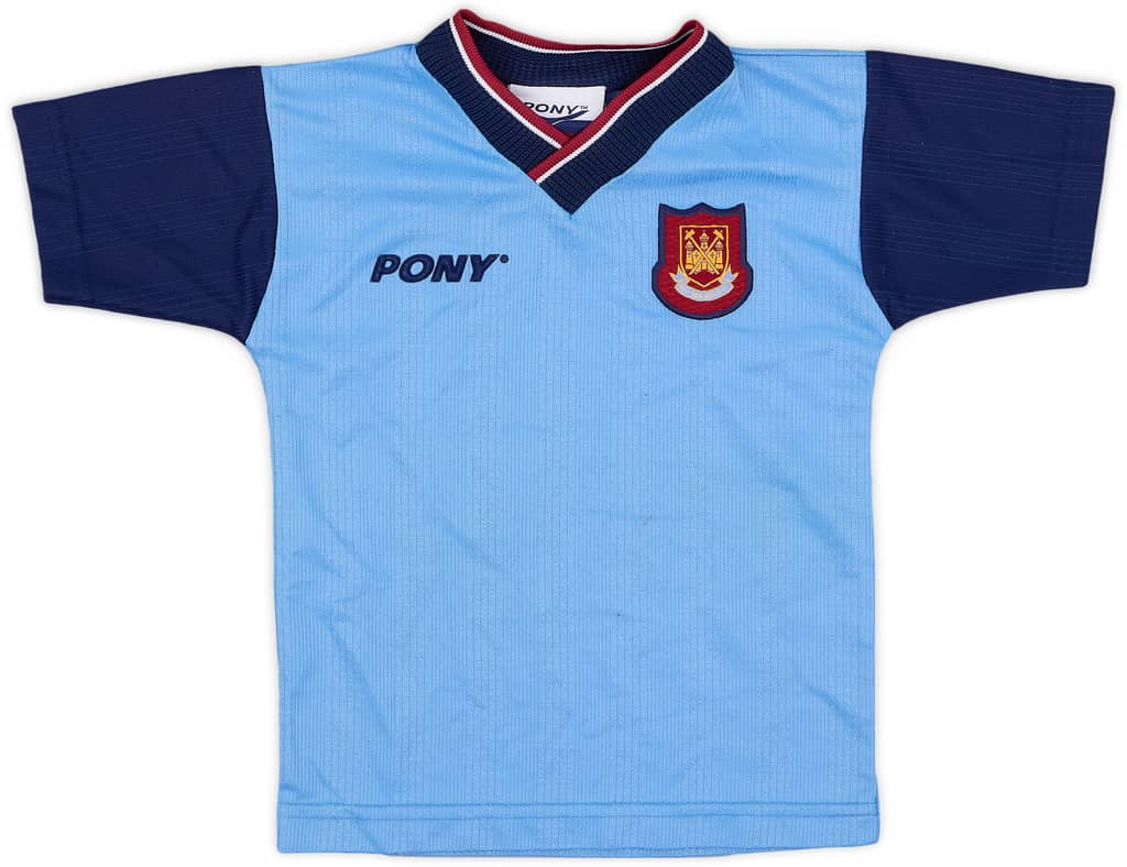 1997-98 West Ham Away Shirt - 9/10 - (3-4 Years)
