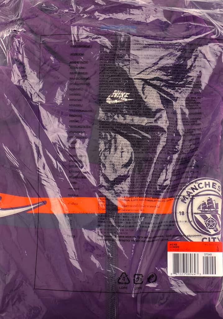 2018-19 Manchester City Player Issue Presentation Jacket