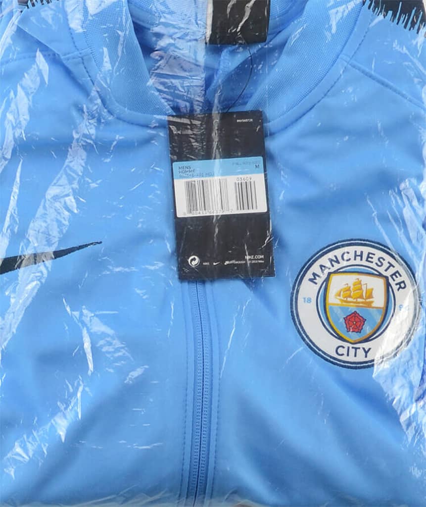 2018-19 Manchester City Player Issue Squad Training Top