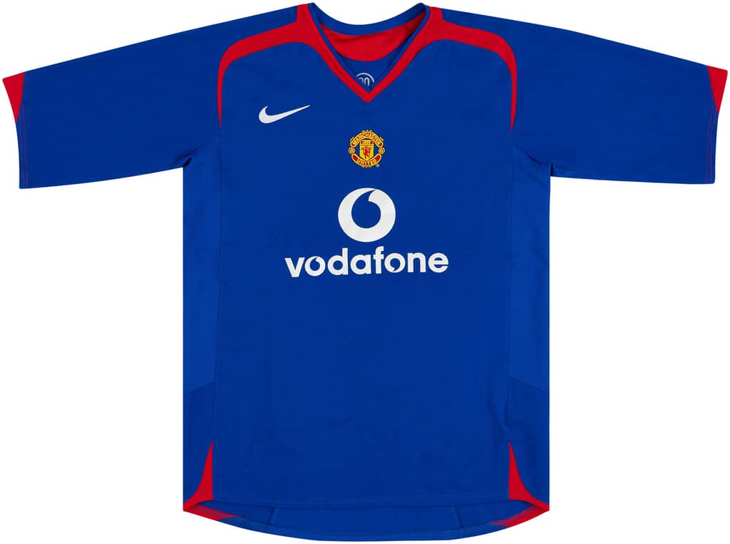 2005-06 Manchester United Away Shirt - 8/10 - (XL.Boys)