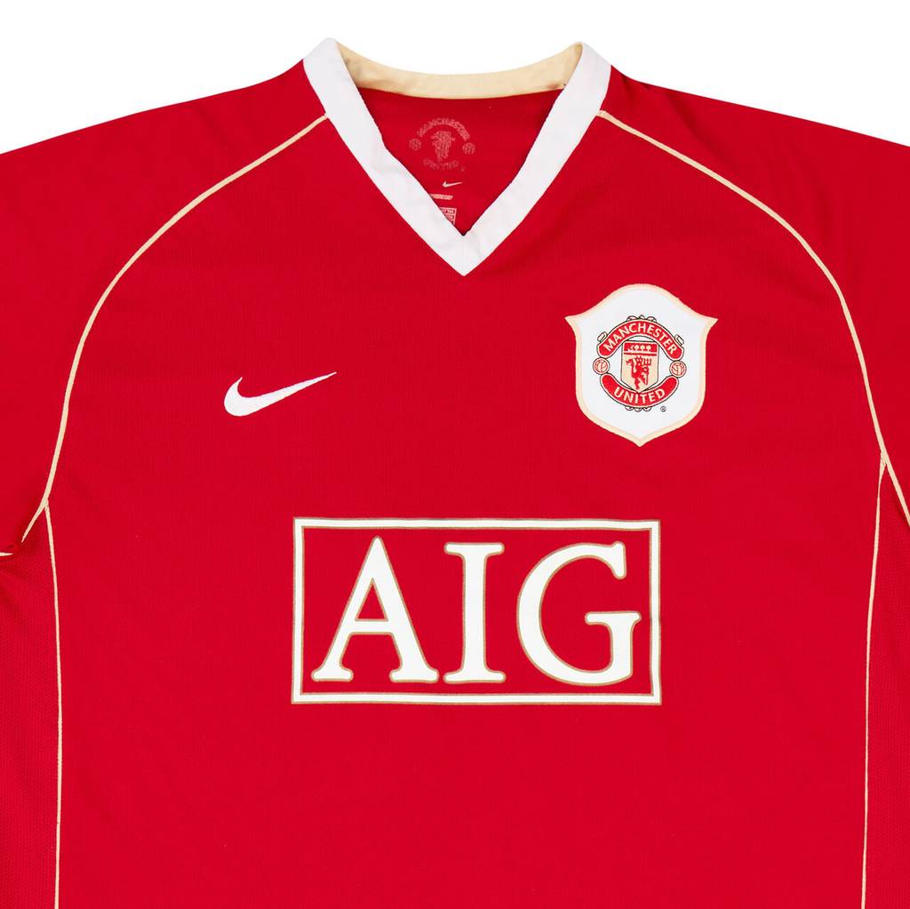 2006-07 Manchester United Home Shirt - 6/10 - (XL.Boys)