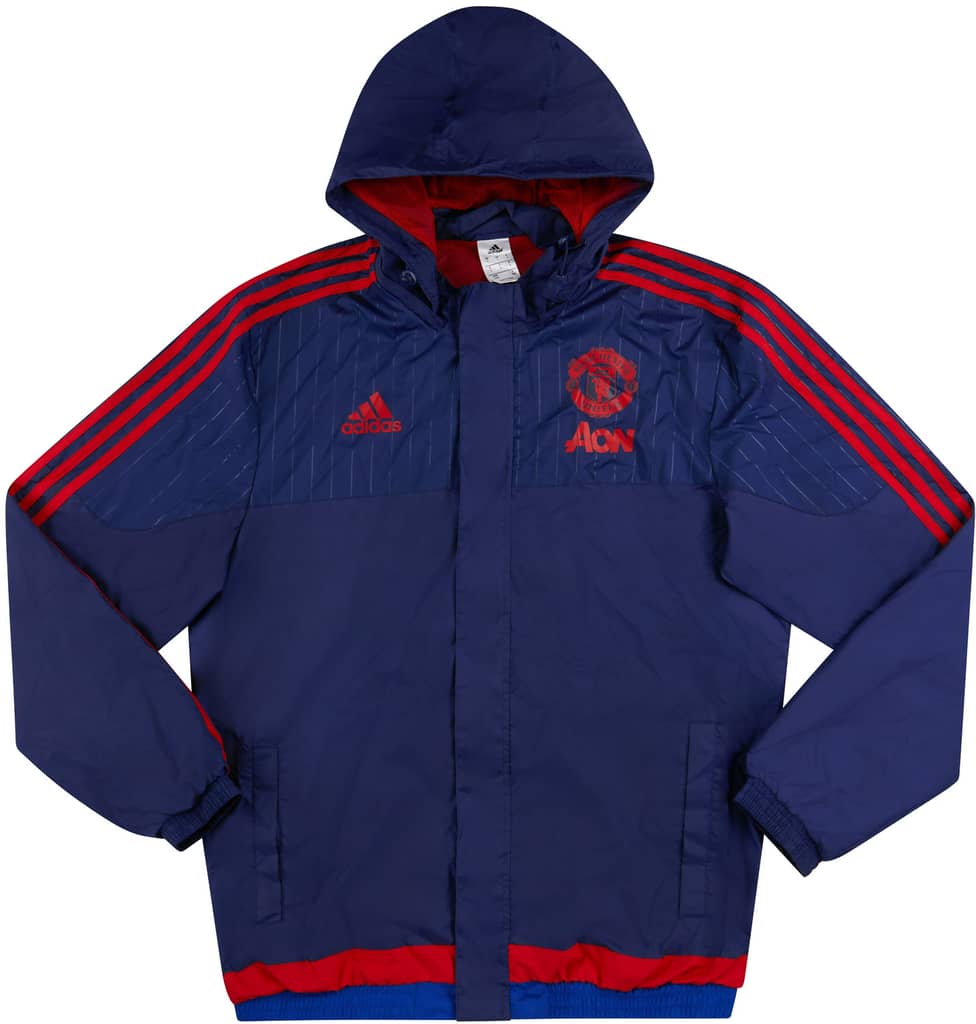 2015-16 Manchester United adidas All-Weather Jacket *As New*