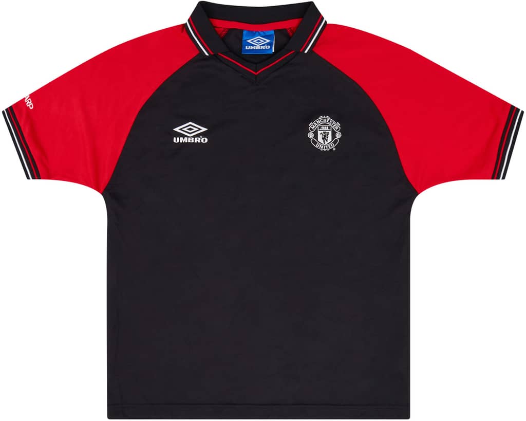 1998-99 Manchester United Umbro Training Shirt - 8/10 - (Y)