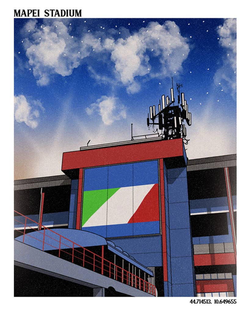 Mapei Stadium A3 Print/Poster