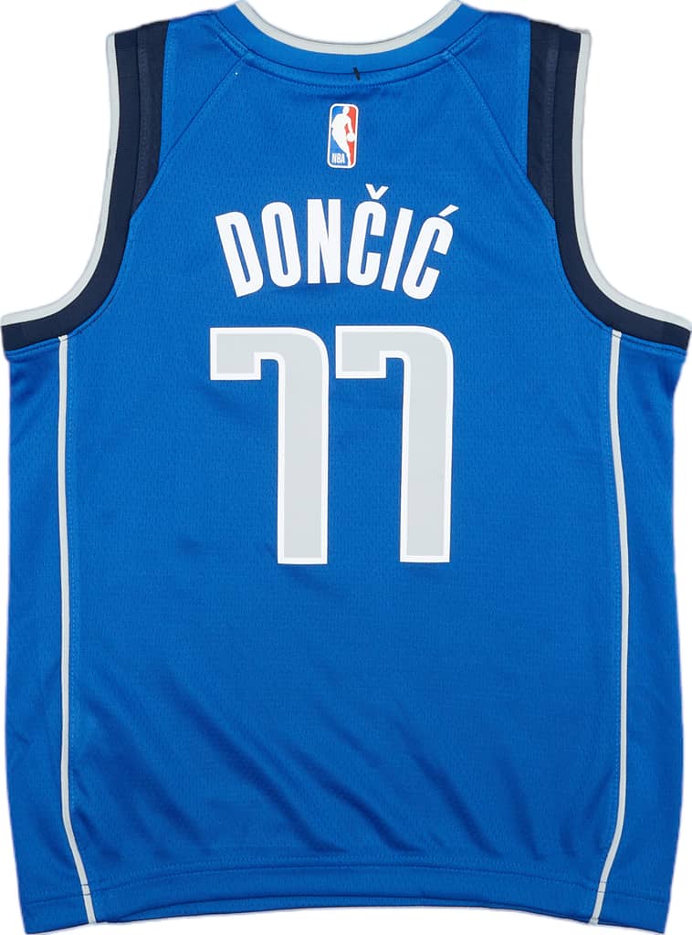 2018-24 Dallas Mavericks Doncic #77 Nike Swingman Away Jersey (S.Kids)