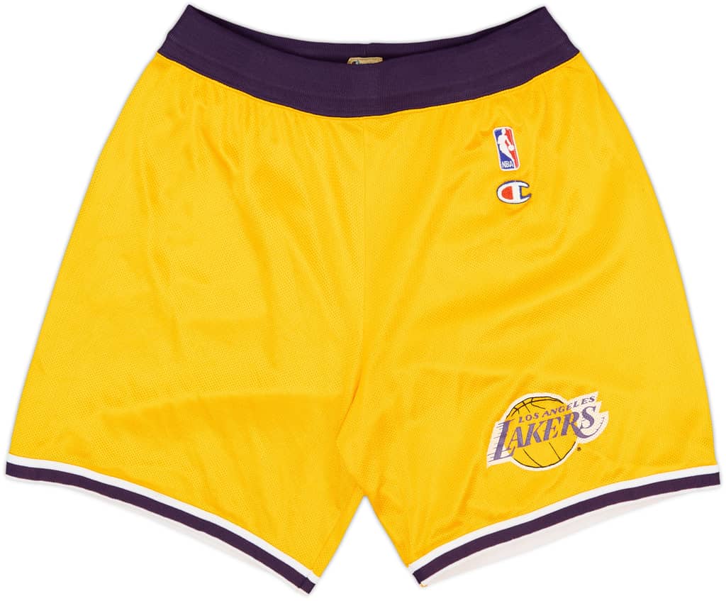 1990-99 LA Lakers Champion Home Shorts - 9/10 - (L)