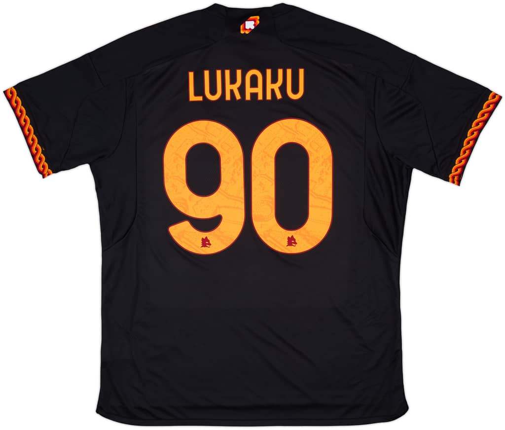 2023-24 Roma Third Shirt Lukaku #90 (XL)
