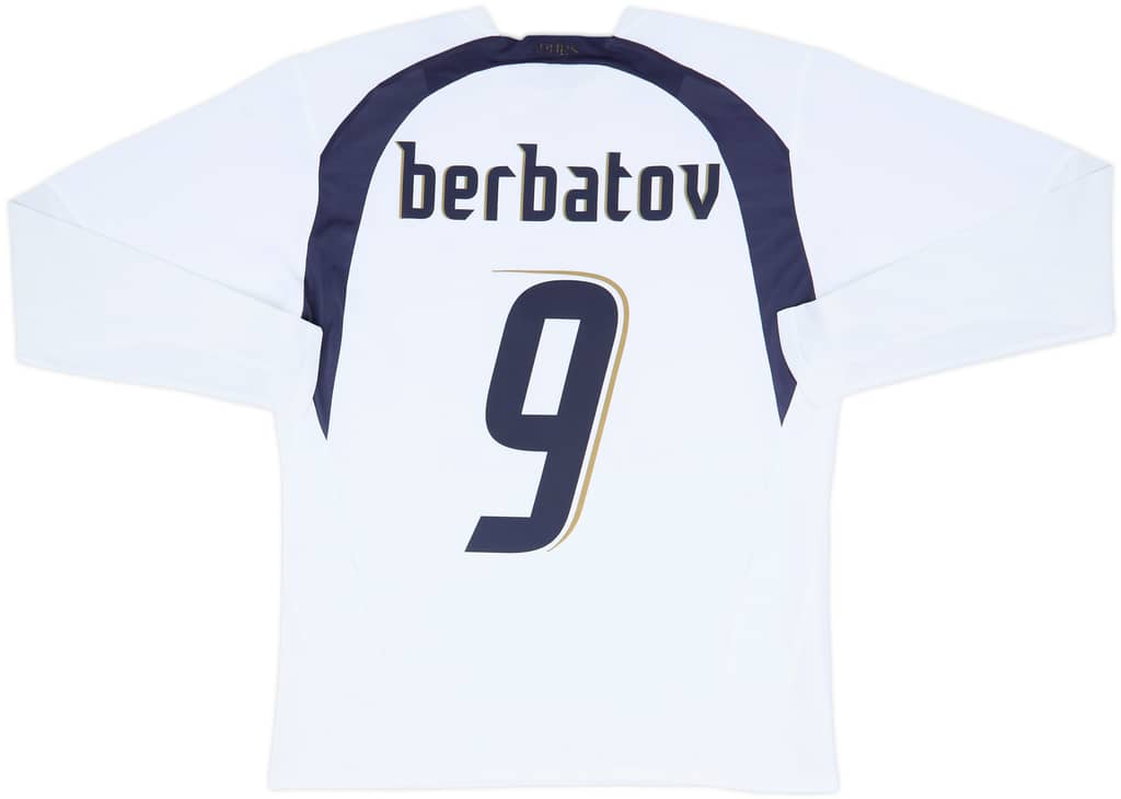 2006-07 Tottenham Home L/S Shirt Berbatov #9 - 9/10 - (M)