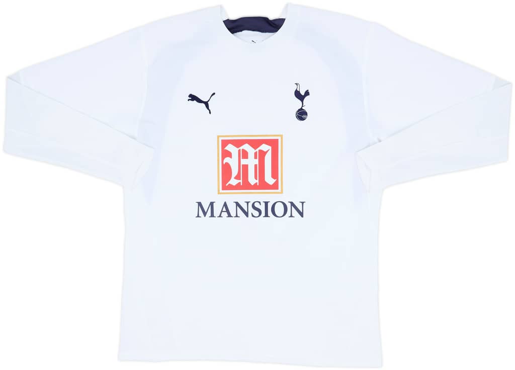 2006-07 Tottenham Home L/S Shirt Berbatov #9 - 9/10 - (M)