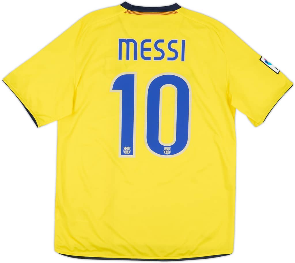 2008-10 Barcelona Away Shirt Messi #10