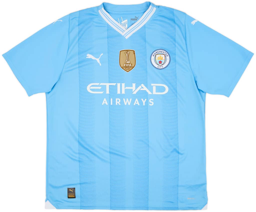 2023-24 Manchester City Home Shirt Haaland #9 - 8/10 - (S)