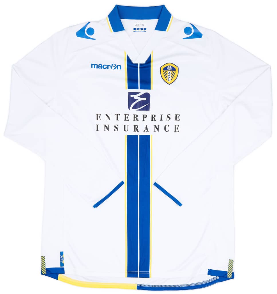 2013-14 Leeds United L/S Home Shirt - 9/10 - (3XL)