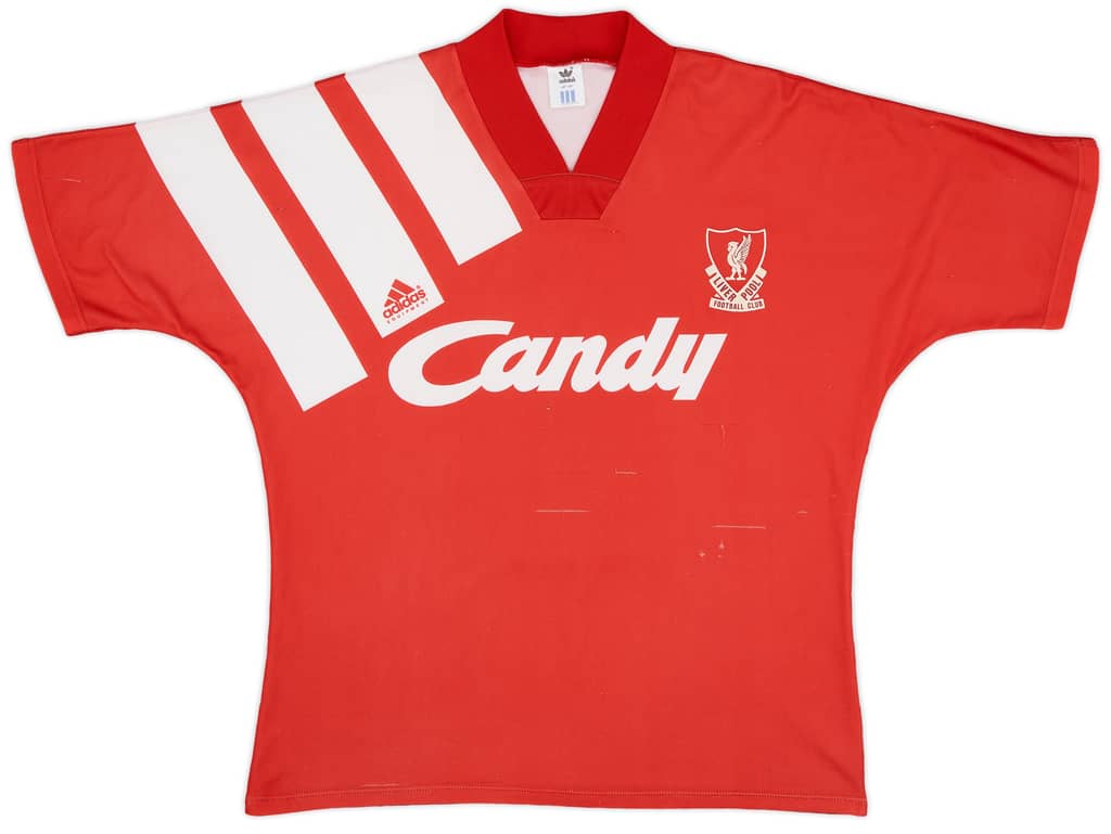 1991-92 Liverpool Home Shirt - 6/10 - (L)