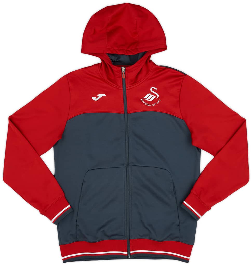 2017-18 Swansea Joma Hooded Track Jacket - 9/10 - (S)