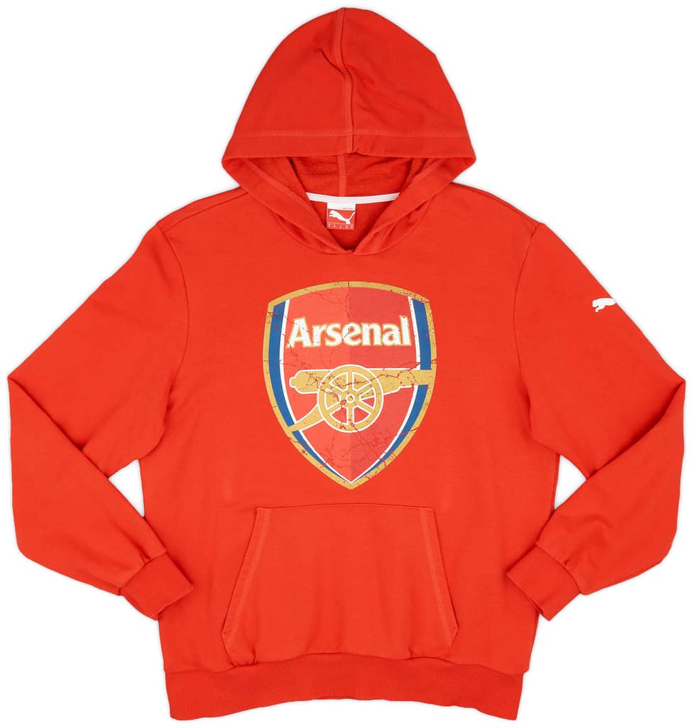 2014-15 Arsenal Puma Hooded Sweat Top - 9/10 - (M)