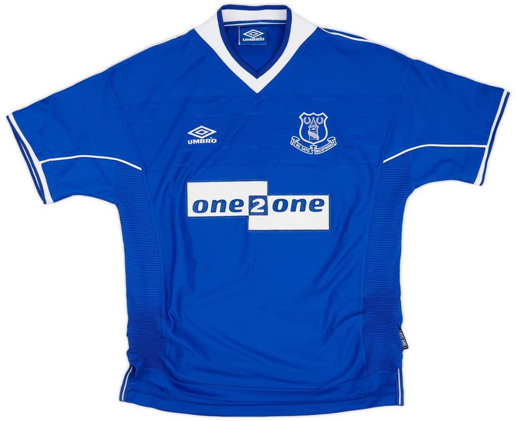 1999-00 Everton Home Shirt Moore #23 - 9/10 - (L)