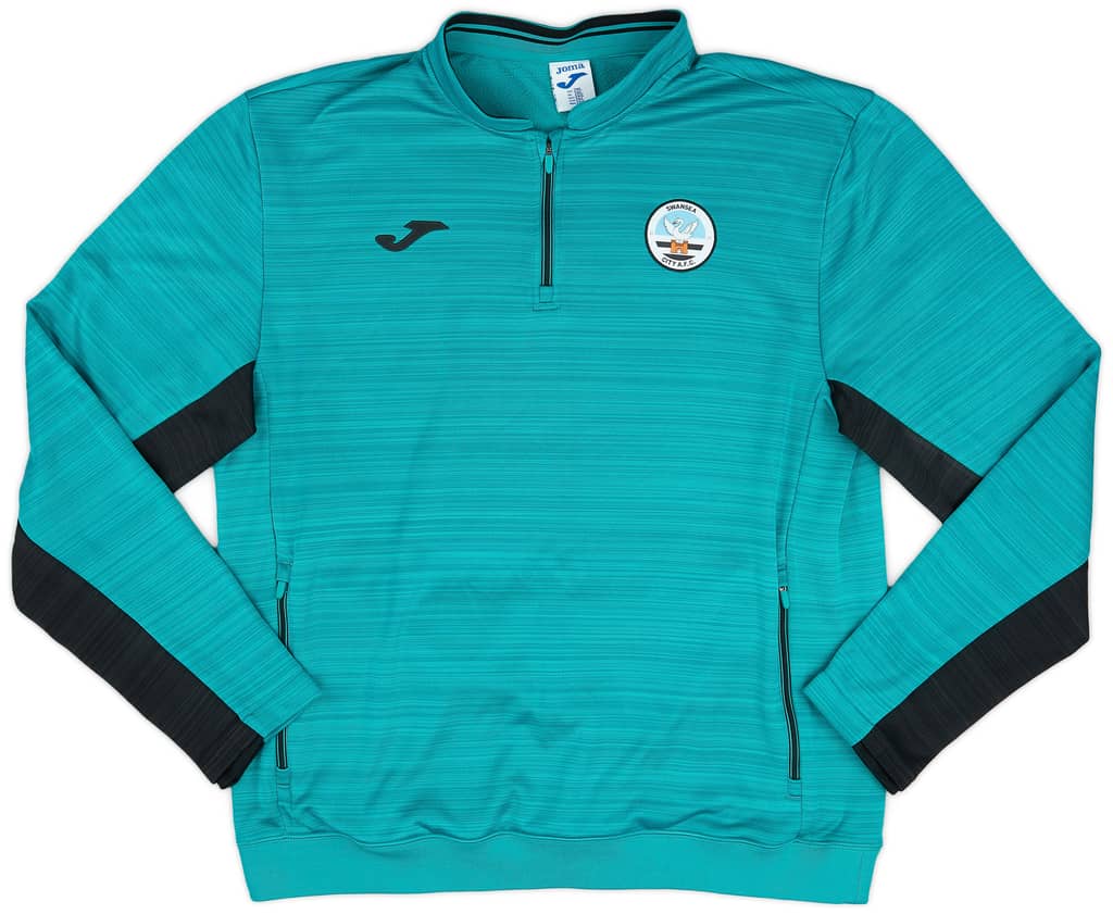 2021-22 Swansea City Joma 1/4 Zip Training Top - 10/10 - (XXL)