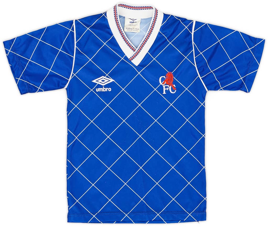 1987-89 Chelsea Home Shirt - 9/10 - (M.Boys)