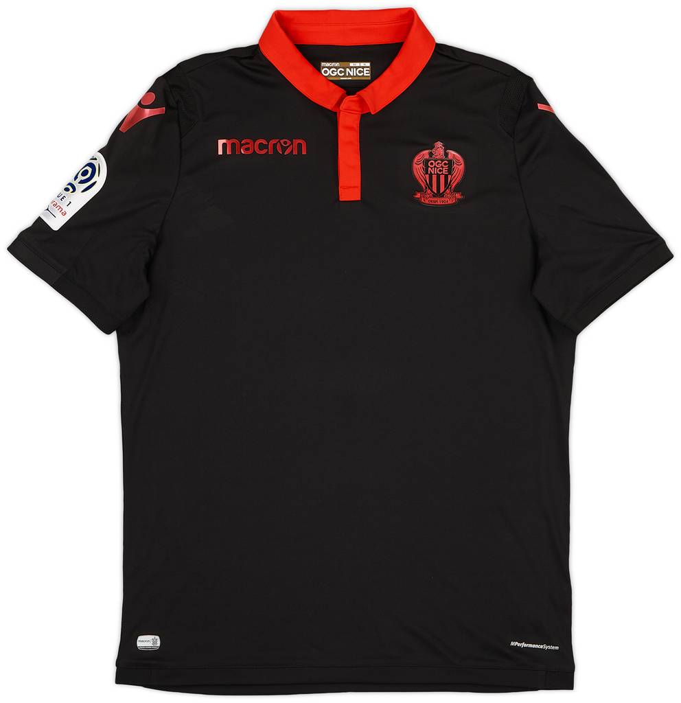 2018-19 Nice Away Shirt Lloris #3 - 8/10 - (XL)