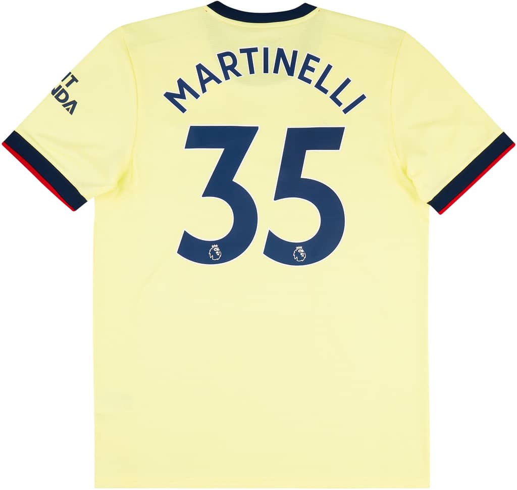 2021-22 Arsenal Away Shirt Martinelli #35