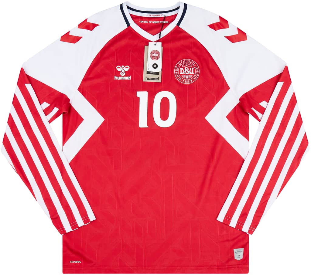 2023-24 Denmark Home L/S Shirt Eriksen #10