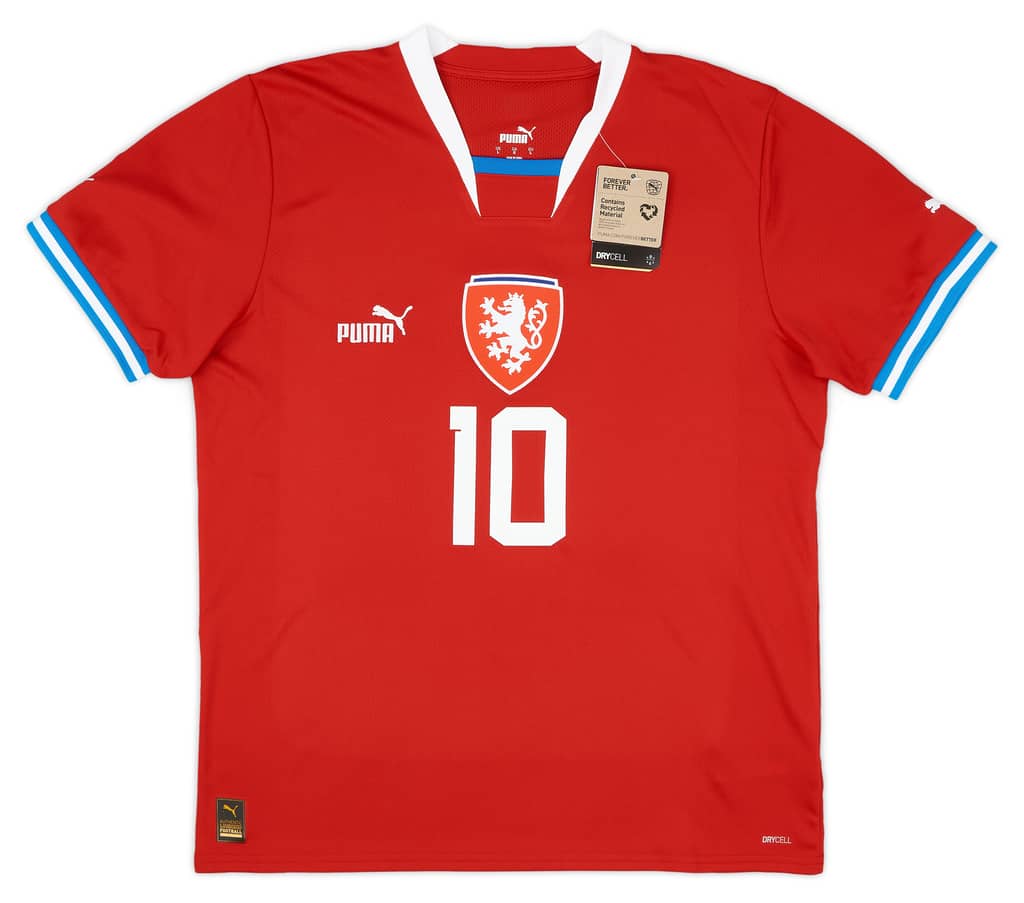 2022-23 Czech Republic Home Shirt Schick #10