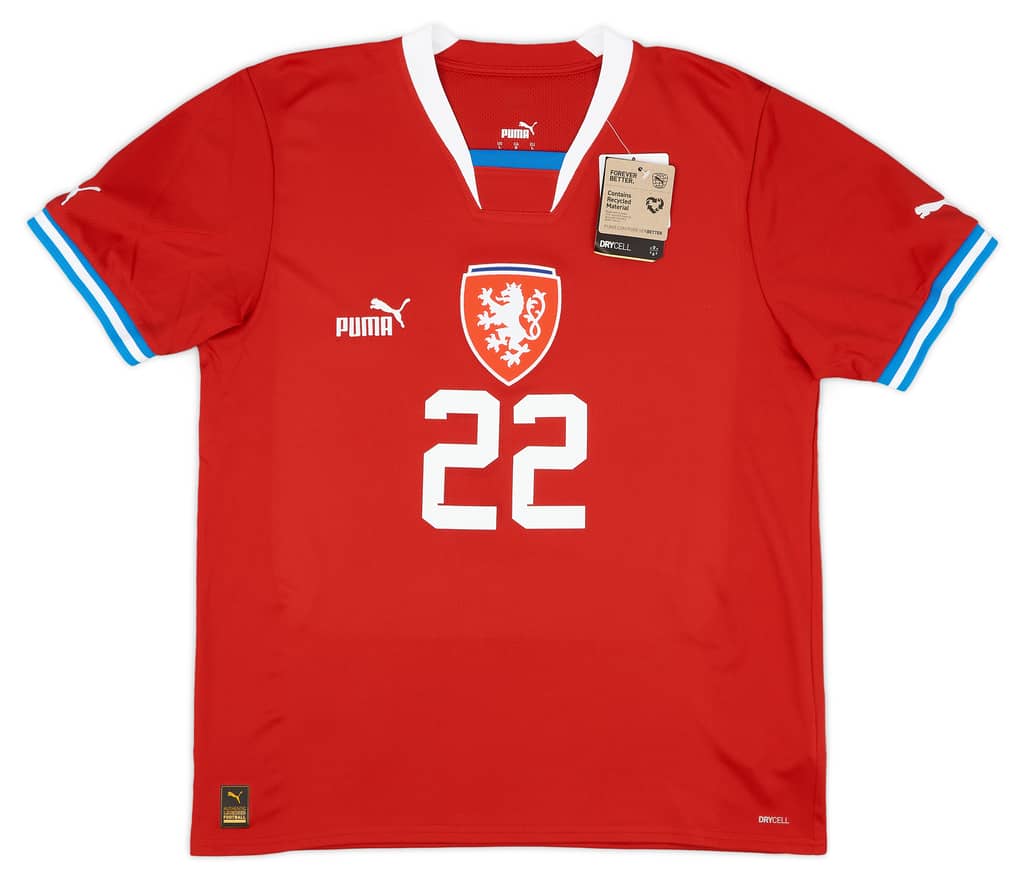 2022-23 Czech Republic Home Shirt Soucek #22