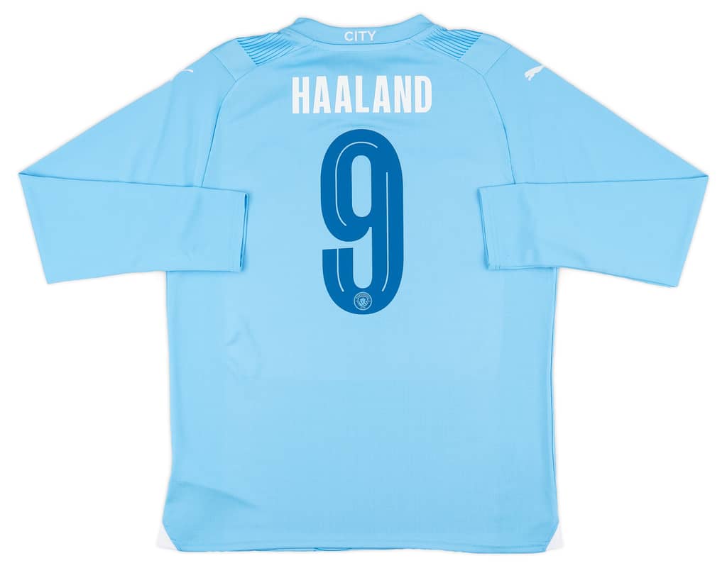 2023-24 Manchester City Home L/S Shirt Haaland #9