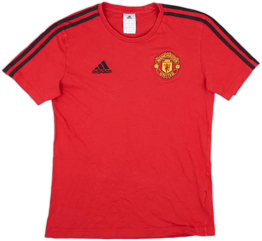 2018-19 Manchester United adidas Cotton Tee - 8/10 - (S)