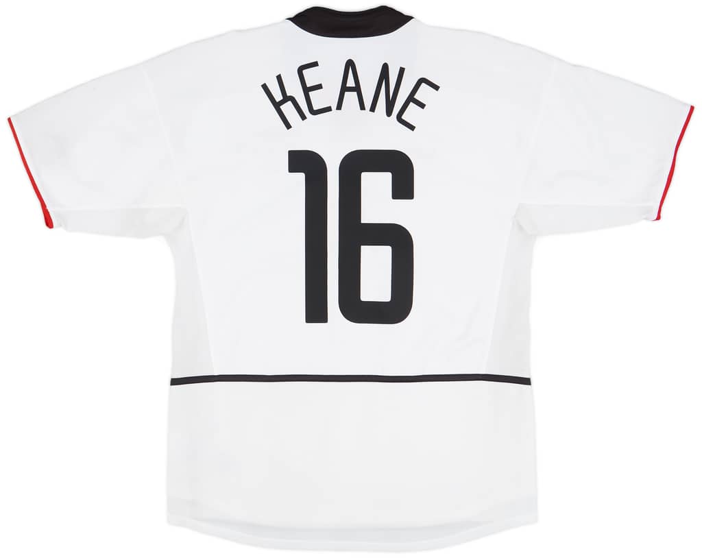 2002-03 Manchester United Away Shirt Keane #16