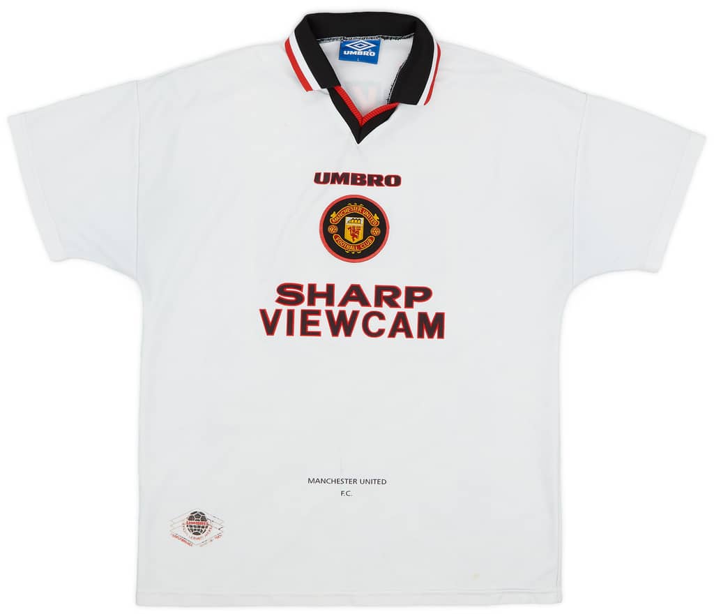 1996-97 Manchester United Away Shirt Beckham #10