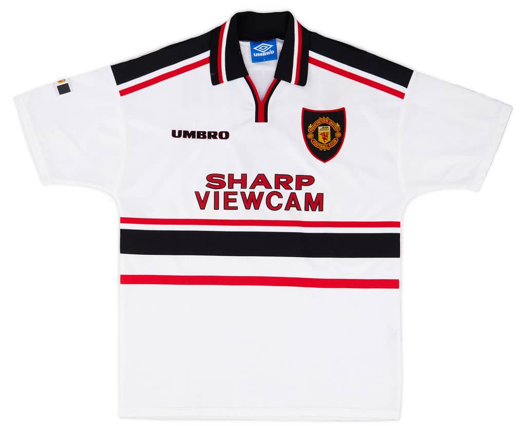 1997-99 Manchester United Away Shirt Beckham #7