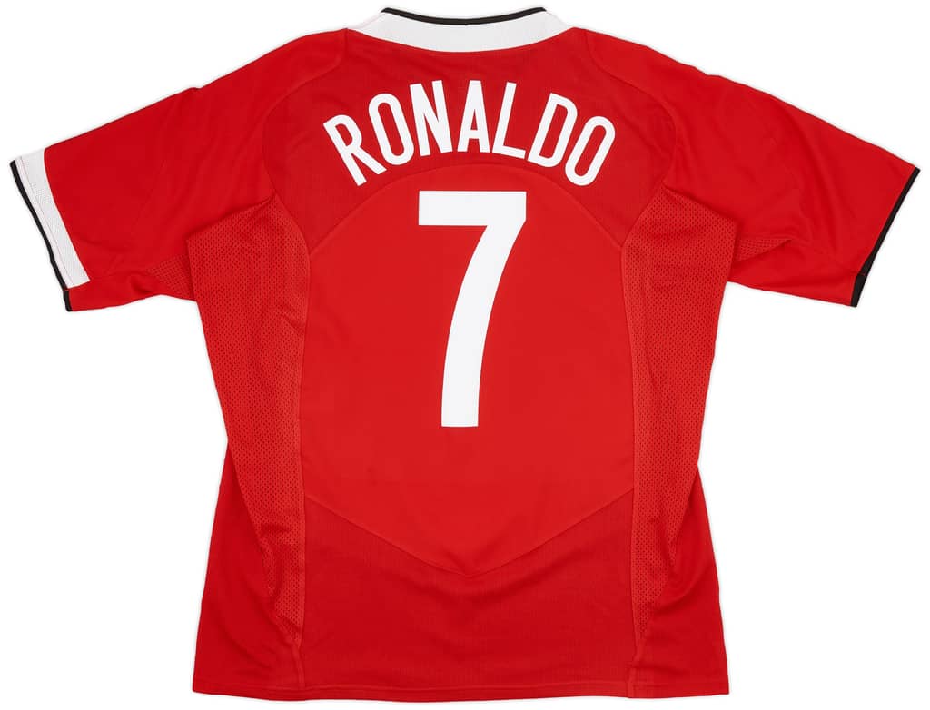 2004-06 Manchester United Home Shirt Ronaldo #7 - 6/10 - (S)