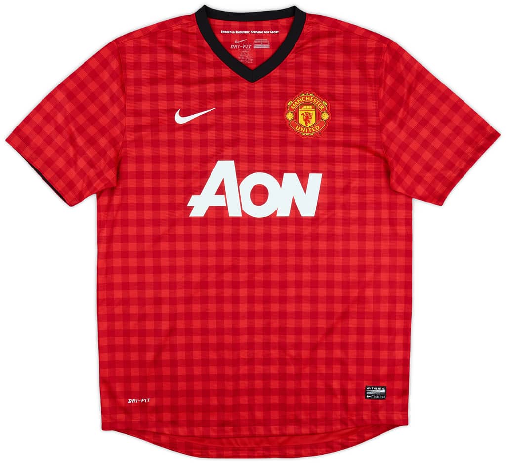 2012-13 Manchester United Home Shirt Vidic #15