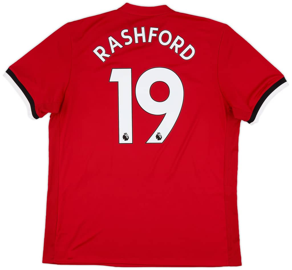 2017-18 Manchester United Home Shirt Rashford #19 - 6/10 - (S)