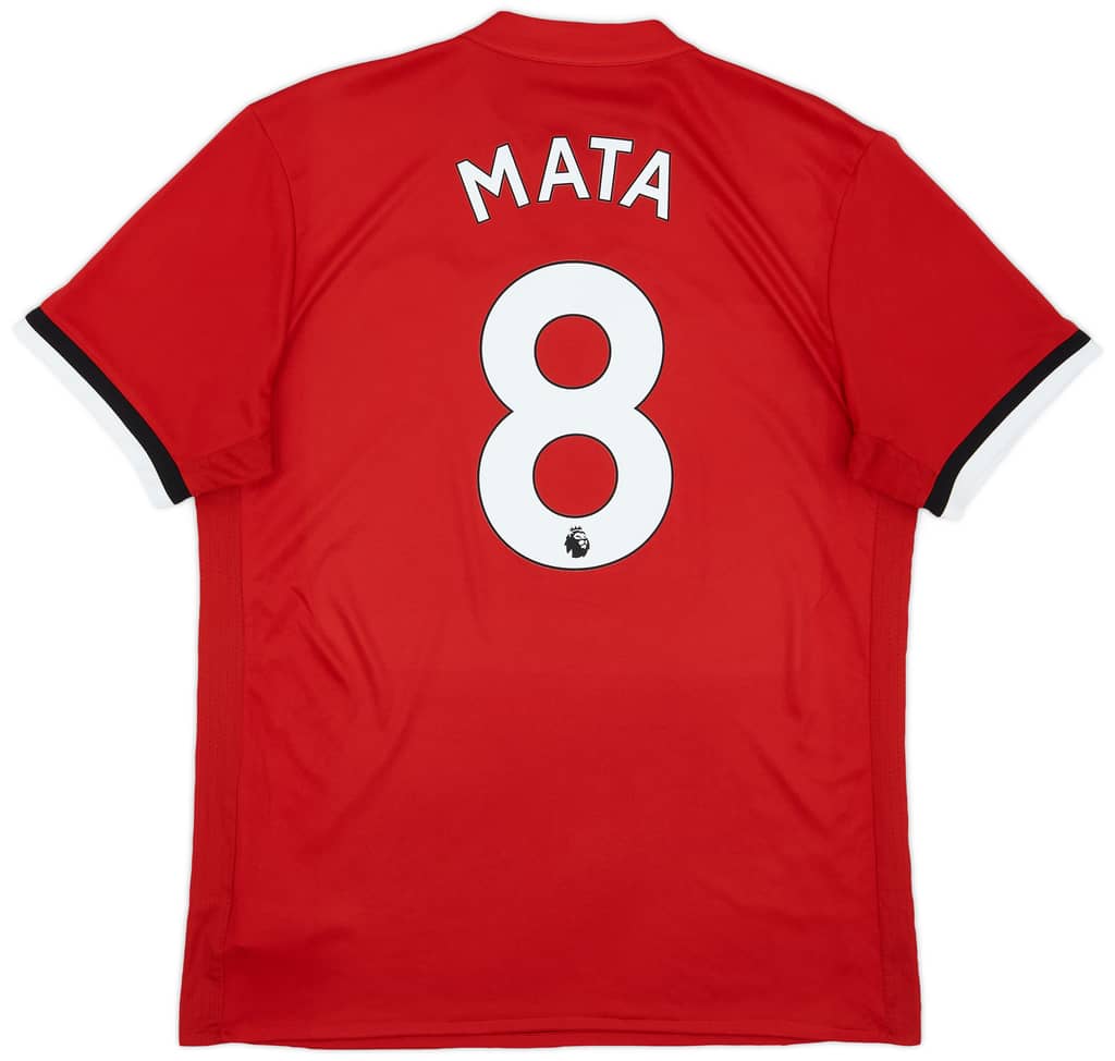 2017-18 Manchester United Home Shirt Mata #8 - 8/10 - (S)