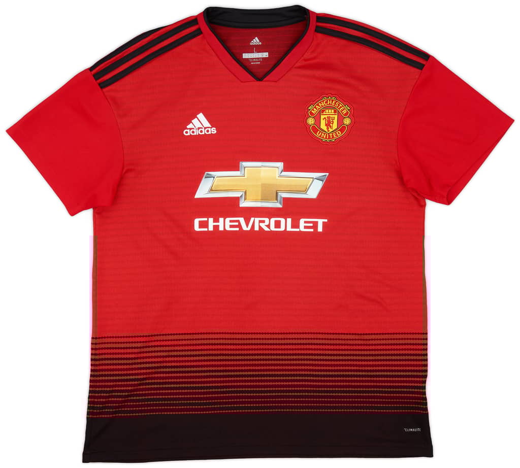 2018-19 Manchester United Home Shirt  - 8/10 - (S)