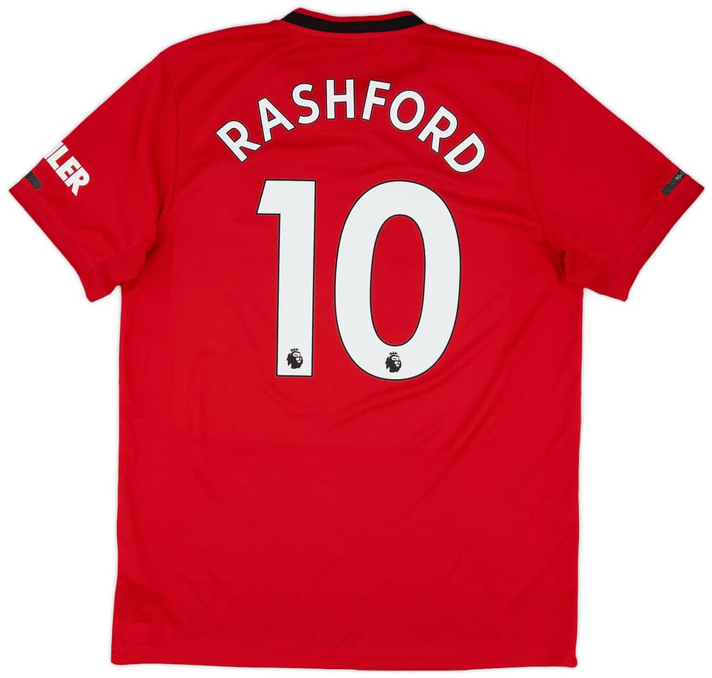 2019-20 Manchester United Home Shirt Rashford #10 - 8/10 - (S)