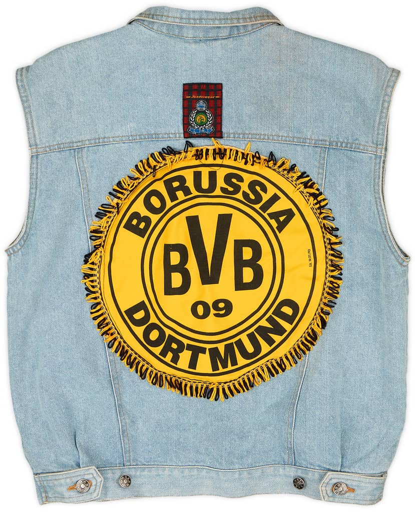 1990s Borussia Dortmund Denim 'Kutte' Jacket - 7/10 - (M)