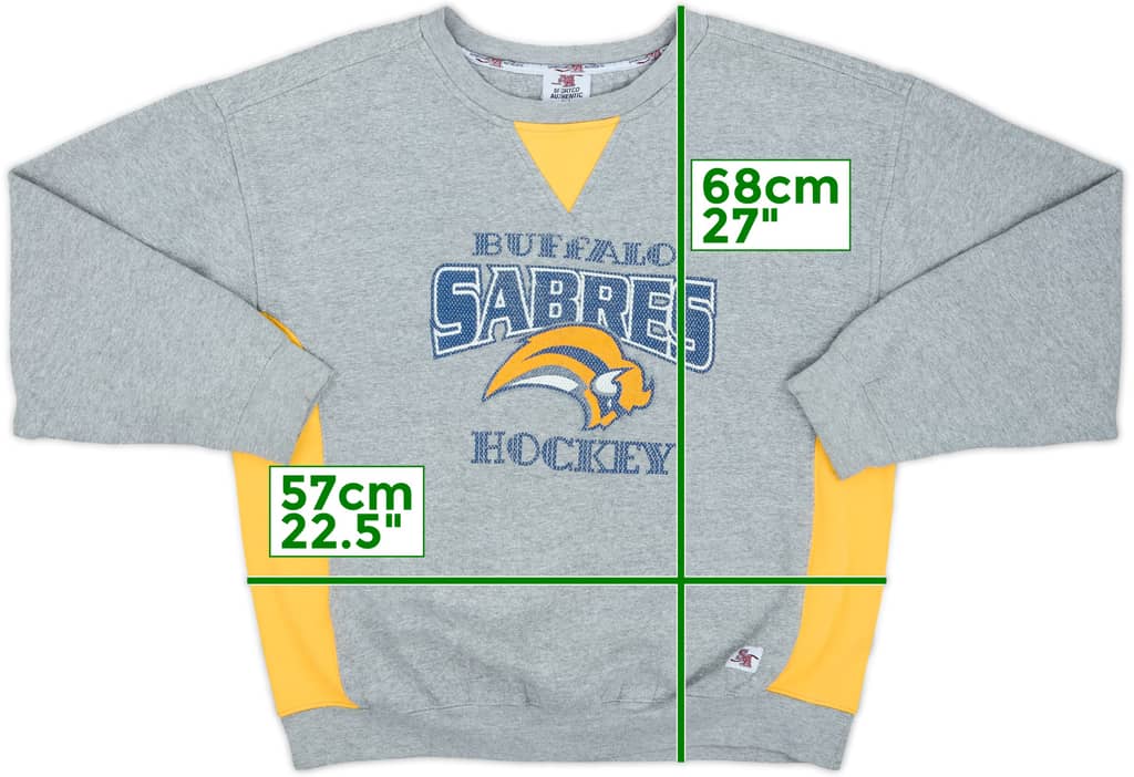 2006-10 Buffalo Sabres SportCo Authentic Sweat Top - 7/10 - (L)